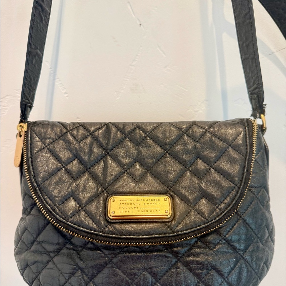 Marc By Marc Jacobs Quilted Black Crossbody Bag